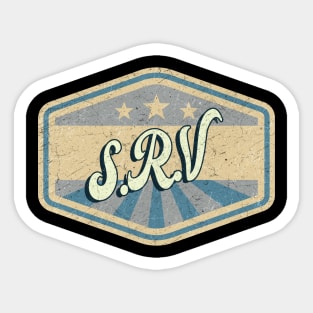 vintage - srv - Stevie Ray Vaughan Sticker